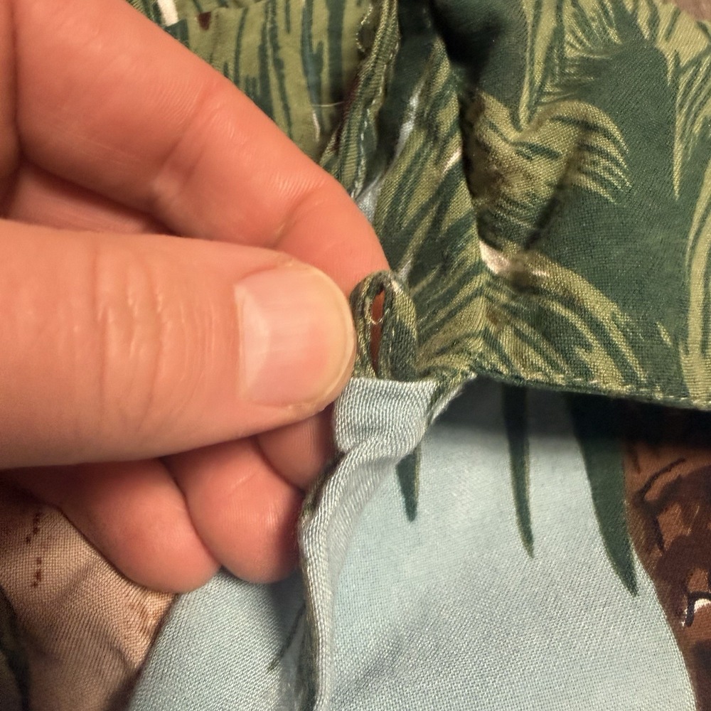 Vintage 1990s USA Wear Loop Collar Beach Hawaiian USA XXL Rayon Shirt Men's - Picture 4 of 8